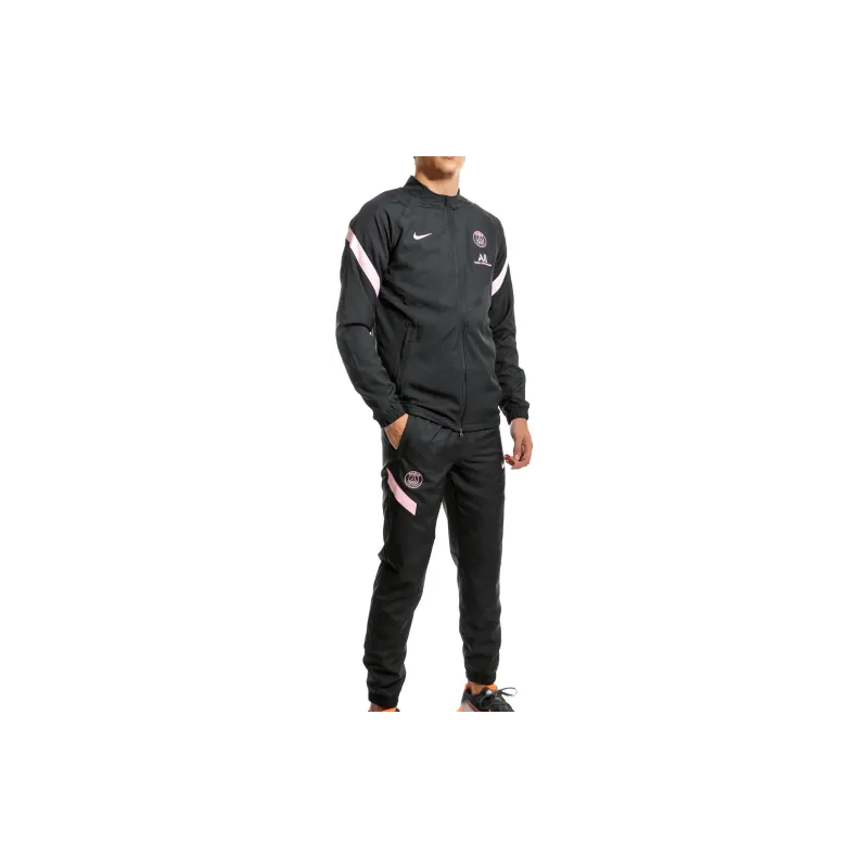 Nike Soccer Jersey Sets Men Black Pink-2