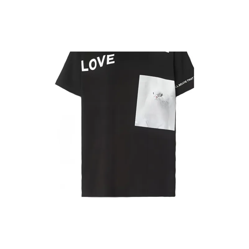 Burberry T Shirts Unisex Black-5