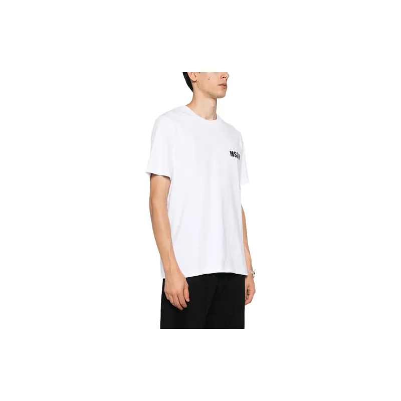 MSGM T Shirts Men White-3