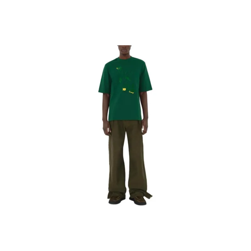 Burberry Embroidered-duck Cotton Tshirt-3