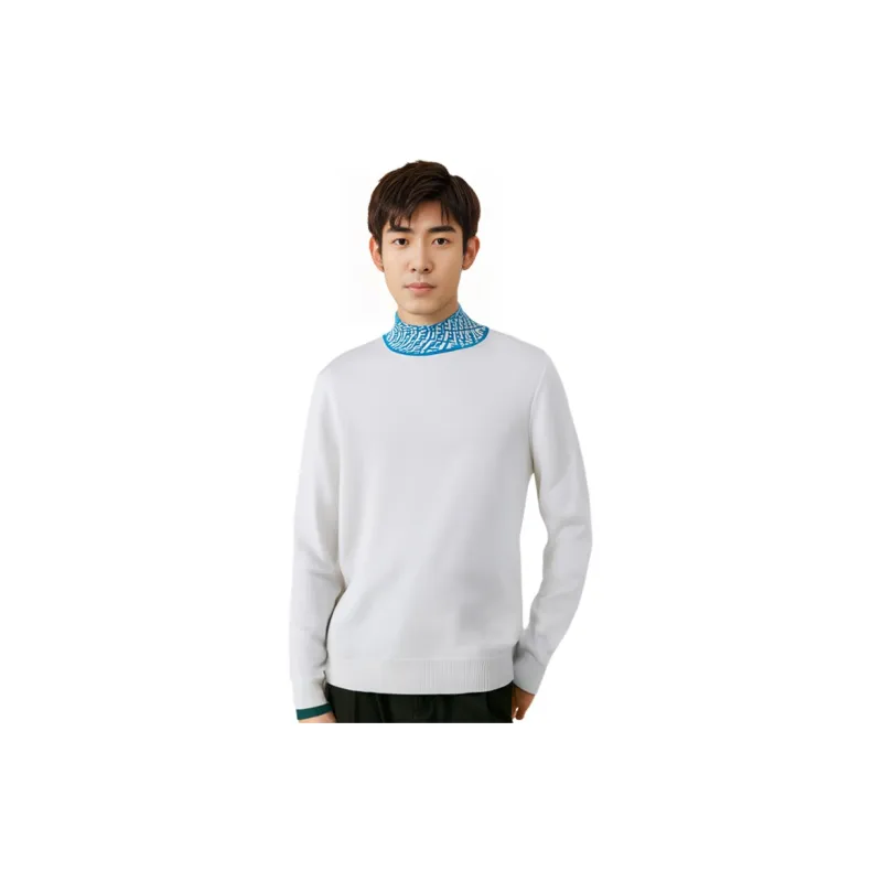FENDI Sweaters Men White-3