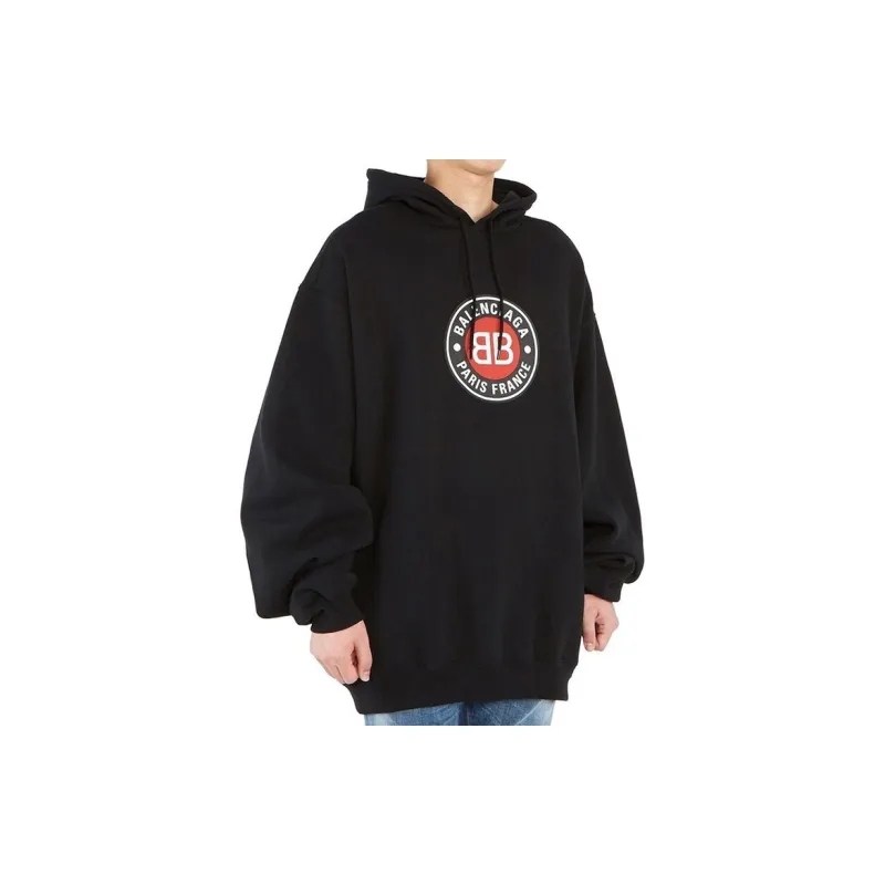 Balenciaga Paris France Print Hoodie-3