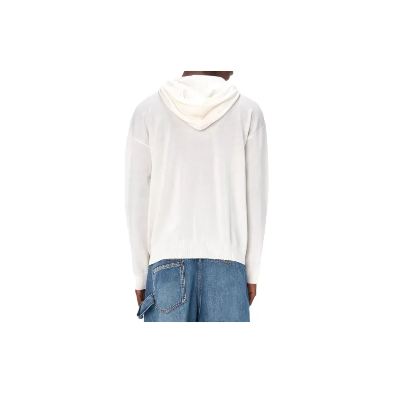JW Anderson Logo Printed Knitted Hoodie-2