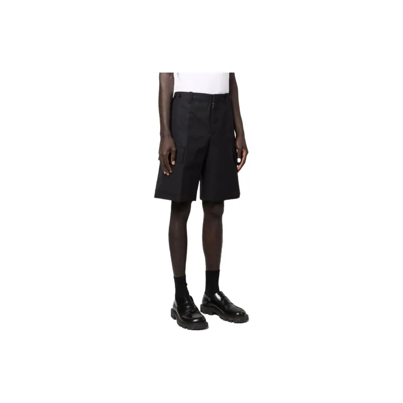 JIL SANDER Casual Shorts Men Black-3