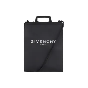 GIVENCHY Polyvinyl Chloride Polyurethane Cotton Tote Bag Shopping Bag Portable Crossbody Bag Shoulder Bag Women's Black