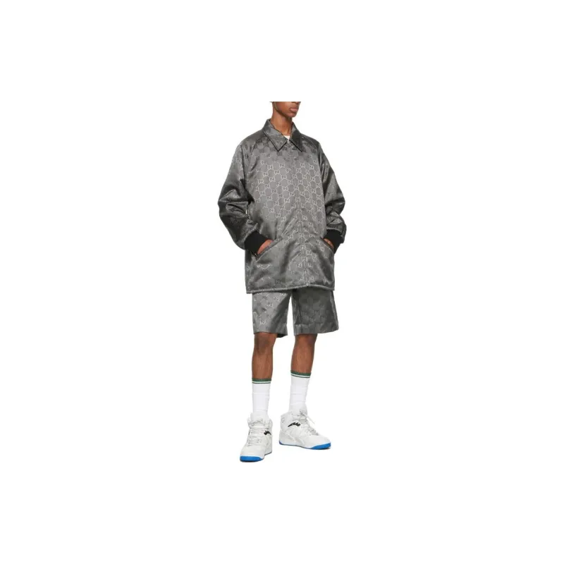 GUCCI Jackets Men Gray-1