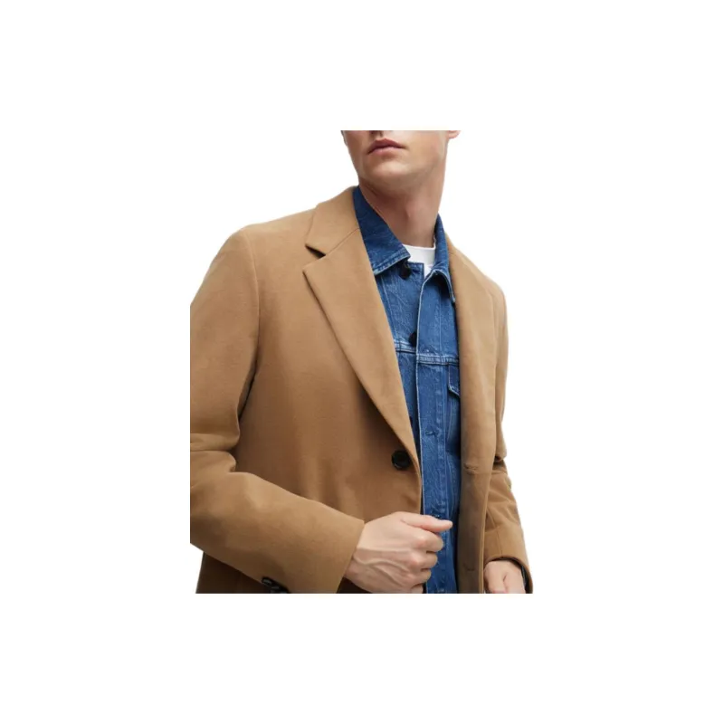 HUGO BOSS FW24 Coat Men's Beige-4