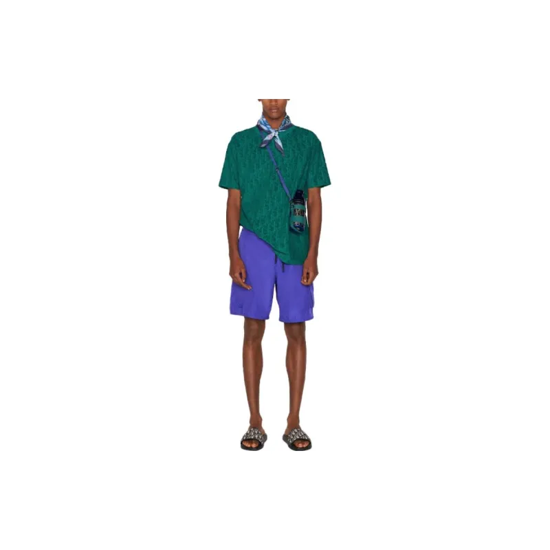 DIOR Casual Shorts Men Purple-1