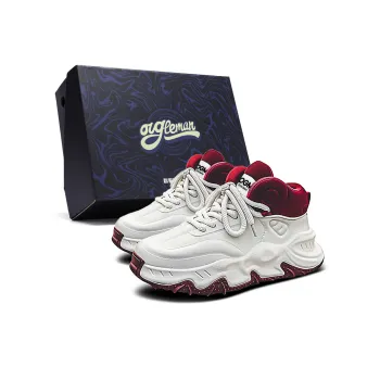 OUGLEMEN Gift Box Set Wear resistant And Lightweight Casual Shoes Men's