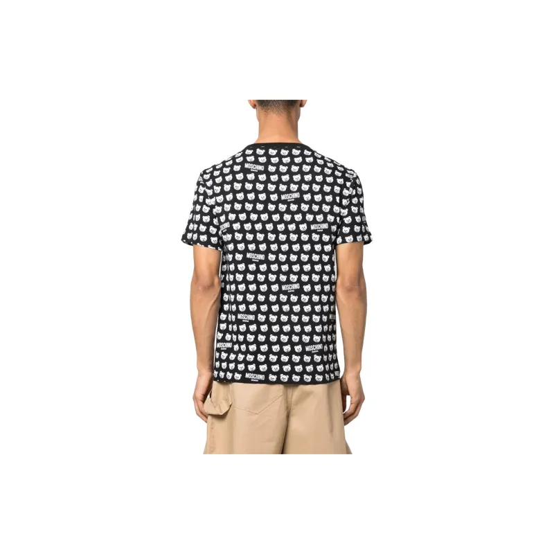 MOSCHINO T Shirts Men Black-2