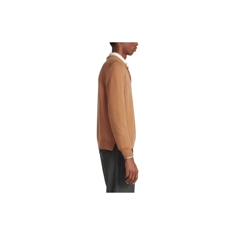 DIOR SS24 Cashmere Sweater Men's Brown-3