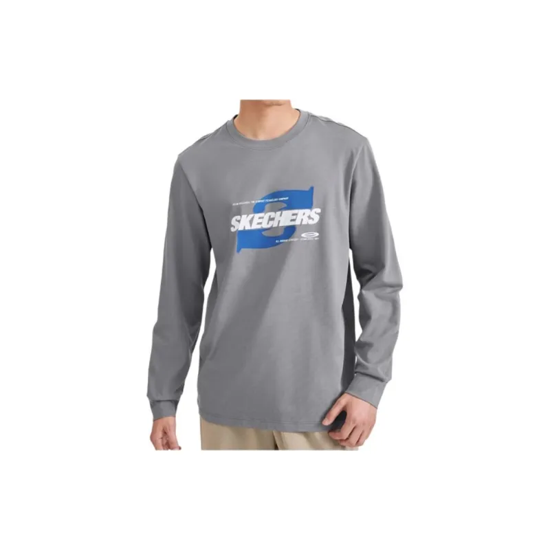 Skechers T Shirt Men's Lime Gray-2