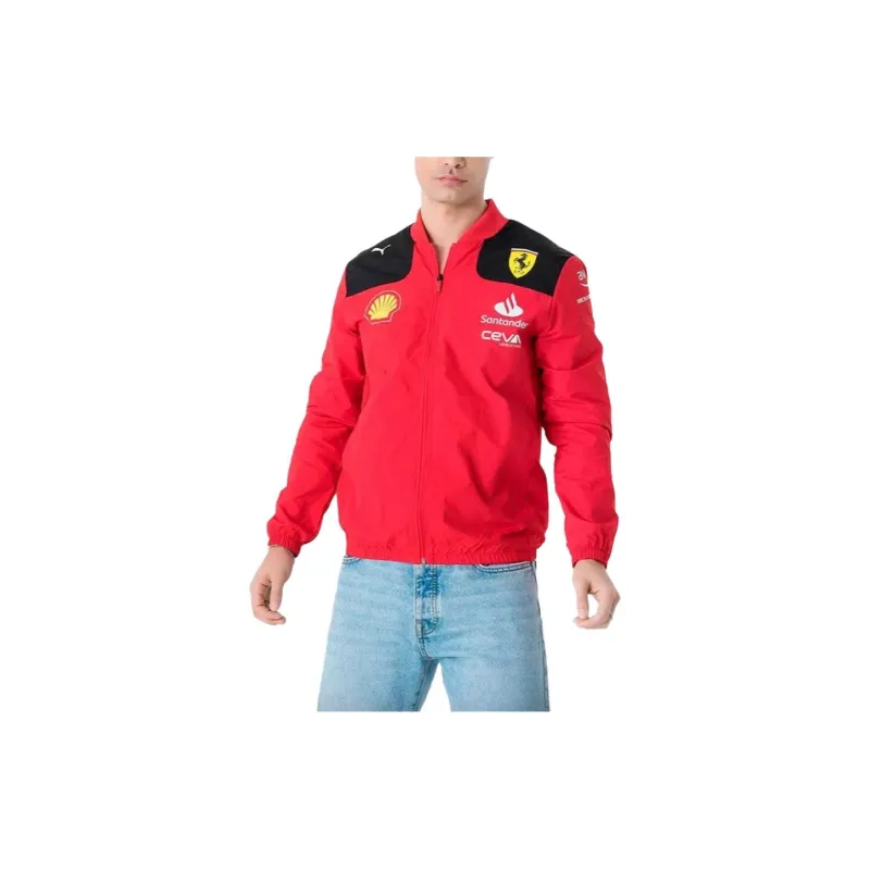PUMA Scuderia Ferrari Jackets Unisex Red-3