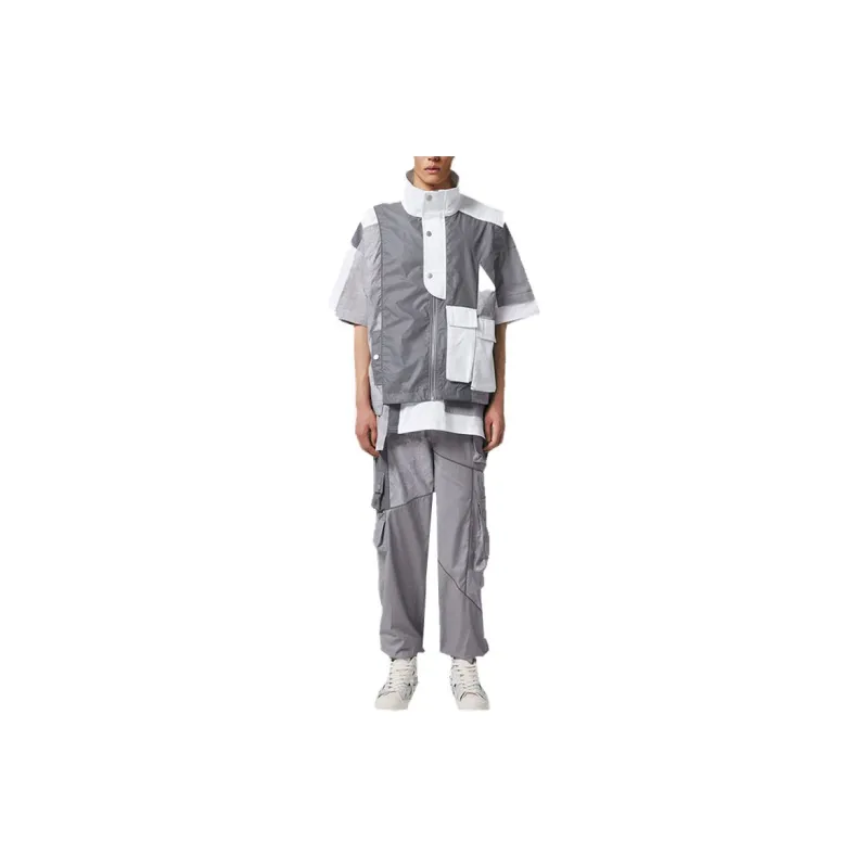 Converse FLAREUP Vests Men Light Gray-2