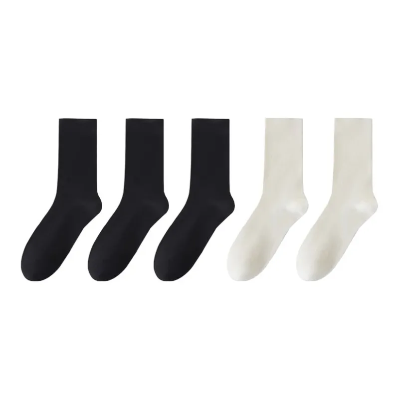 Lan Miao Mid Calf Socks Women's 5 Pack-6