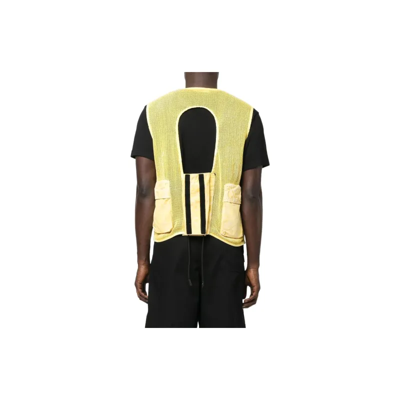 STONE ISLAND Vests Men Yellow-3