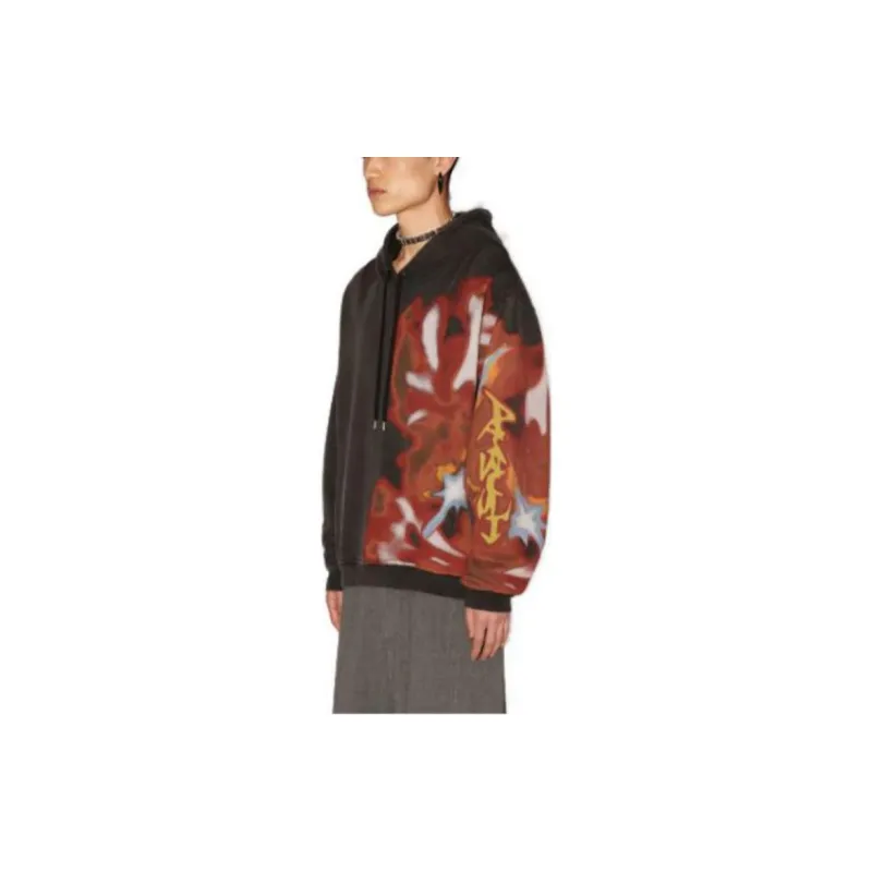 AMBUSH Graphic Printed Drawstring Hoodie-4