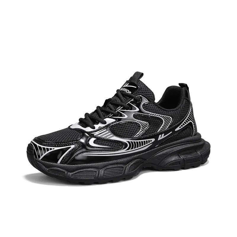 Warrior Abrasion Resistant Height Increasing Low Top Casual Running Shoes Men's-15
