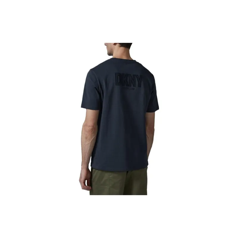 DKNY T-Shirts Men Navy Blue-2