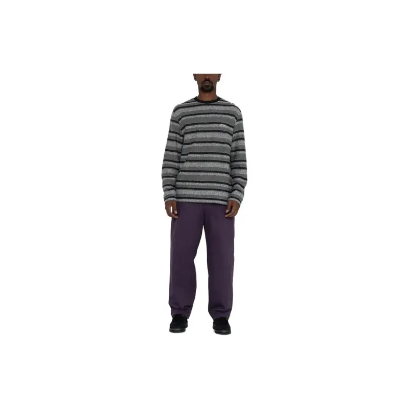 Stussy Baja Stripe Long Sleeve Crew Tee-3