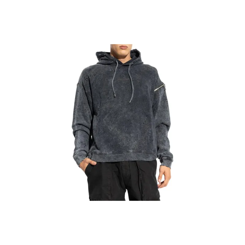 DSQUARED 2 Embellished Distressed Hoodie-1