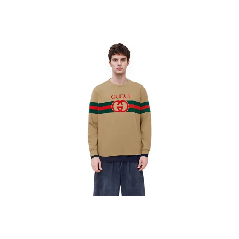 GUCCI Sweatshirts Men Yellow-3