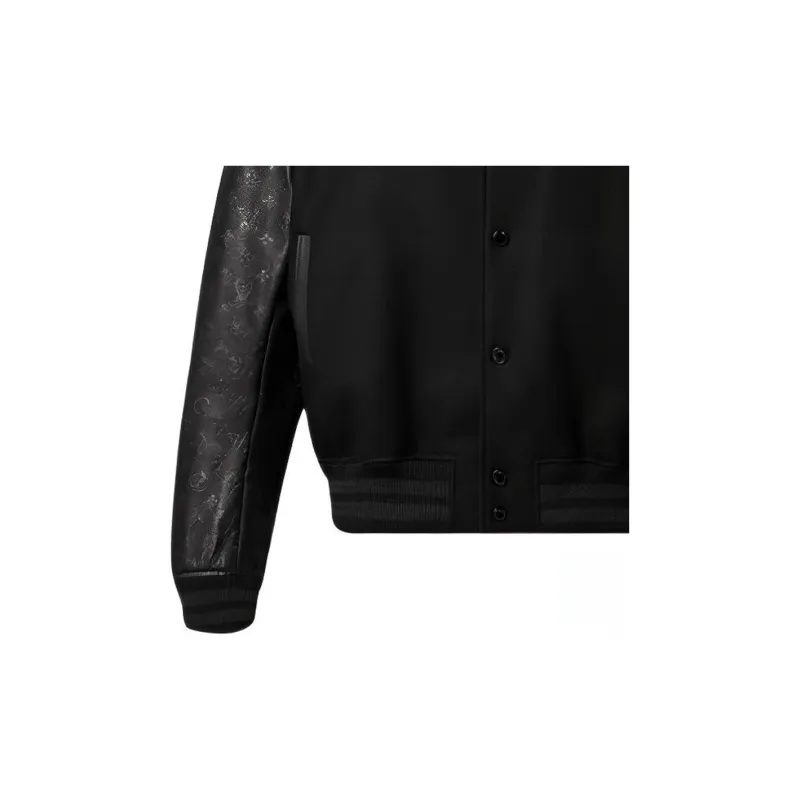 LOUIS VUITTON SS22 Baseball Jacket Men's Black-4