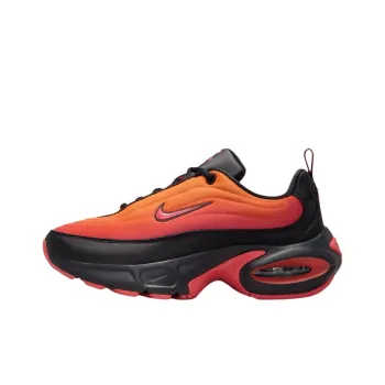 Nike Air Max Portal Anti Slip Wear Resistant Low Top Running Shoes Women's Black Orange