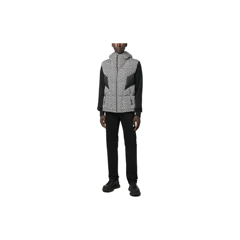BALMAIN Vests Men Black-2
