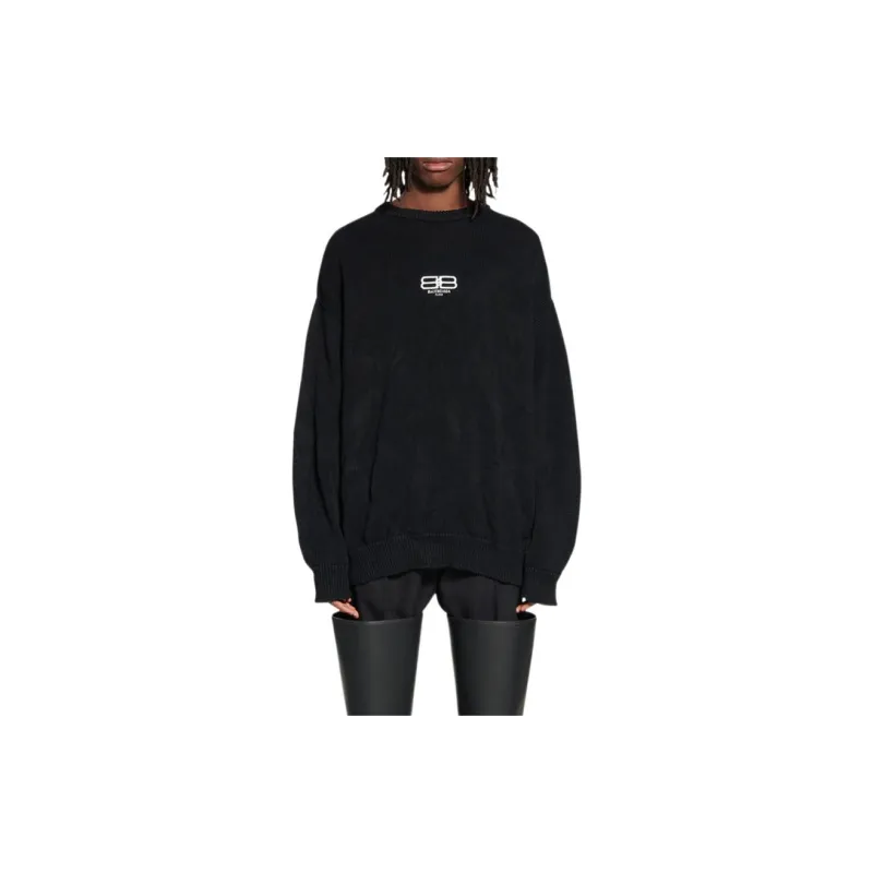 Balenciaga Bb Paris Icon Large Fit Sweater-3