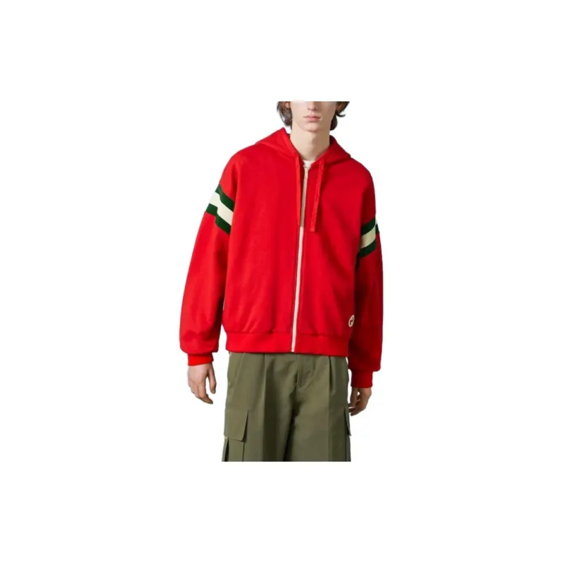 GUCCI Jersey Zipped Hoodie-1