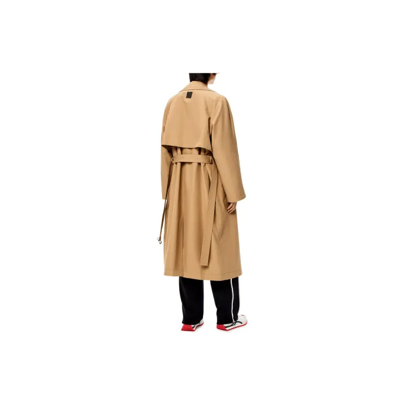 LOEWE Trench Coats Men Caramel-2