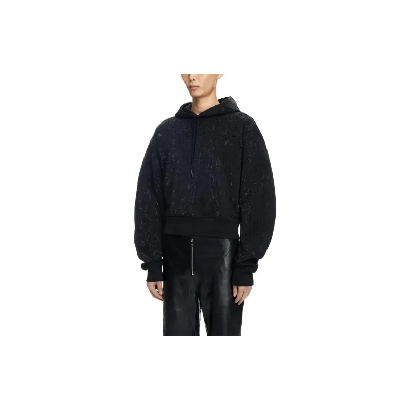 H&M Rhinestone Embellished Hoodie Mens-3