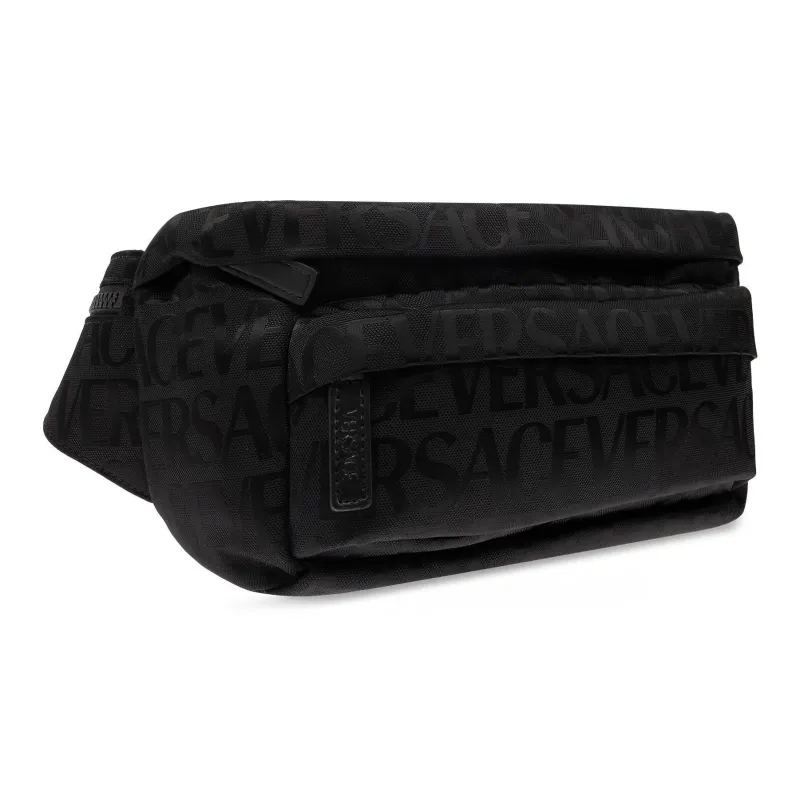 FANSIZHE VERSACE Cotton, Polyamide Sling Bag, Fanny Pack Men's Black-2