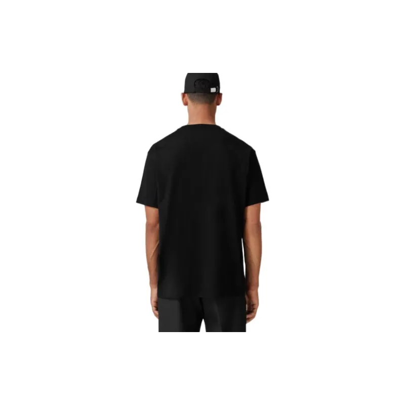 Burberry Logo Graphic Cotton Oversized T shirt-4