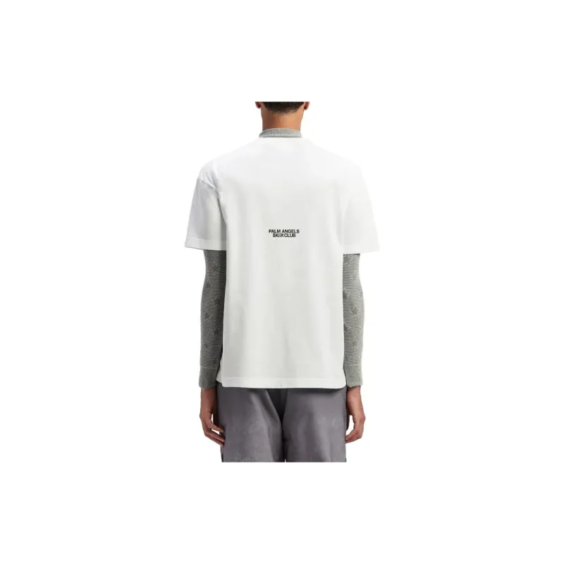 PALM ANGELS Ski Club Graphic Printed T Shirt-1