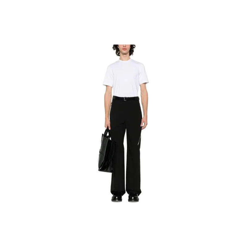 Ferragamo Logo patch Cotton T shirt-1
