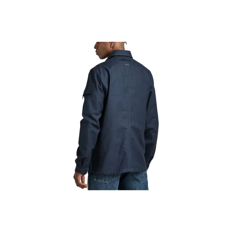 G STAR RAW Jacket Men's Navy Blue-3