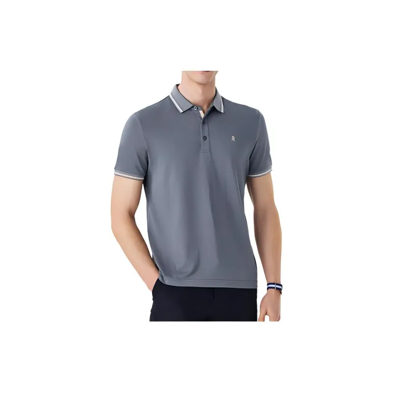 Montagut Business Collection SS24 Polo Shirt Men's Dark Royal Blue-5