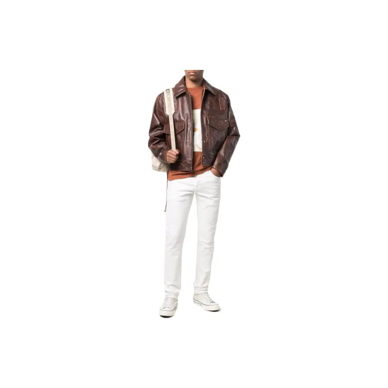 DIESEL Jackets Men Brown-1