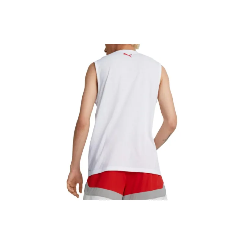 PUMA FAST BREAK Basketball Jerseys Men's White-4