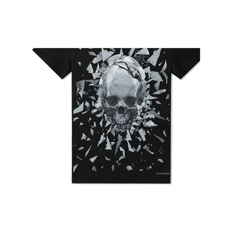 Alexander McQueen Regular T Shirt Men's Black-5