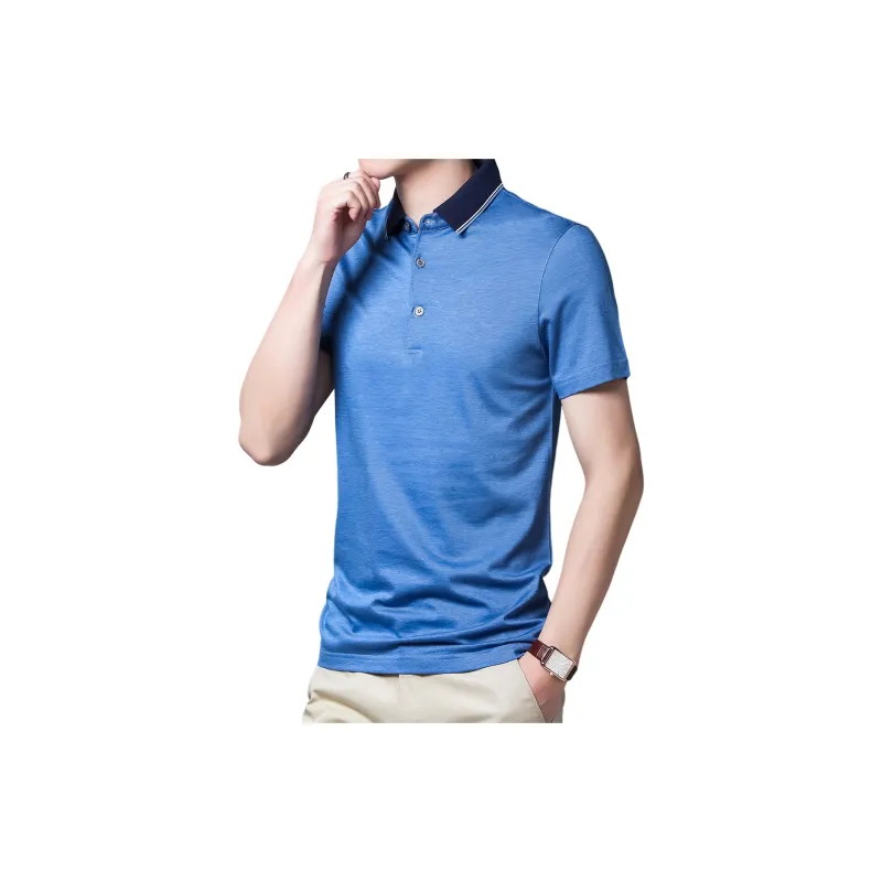 H YXIANG Polo Shirts Men-8