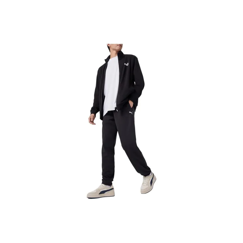 PUMA RAINING PANT Knitted Sports Pants Unisex Black-3