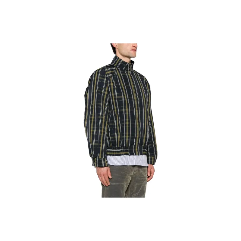 MARNI Check-pattern Bomber Jacket-3