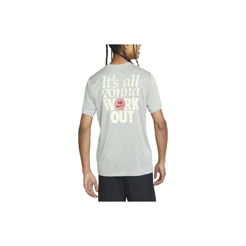 Nike T-Shirts Men White-2