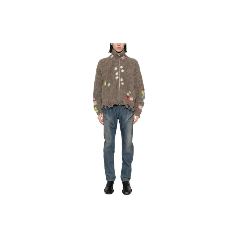 Doublet FW24 Sweater Men's Camel Brown-1