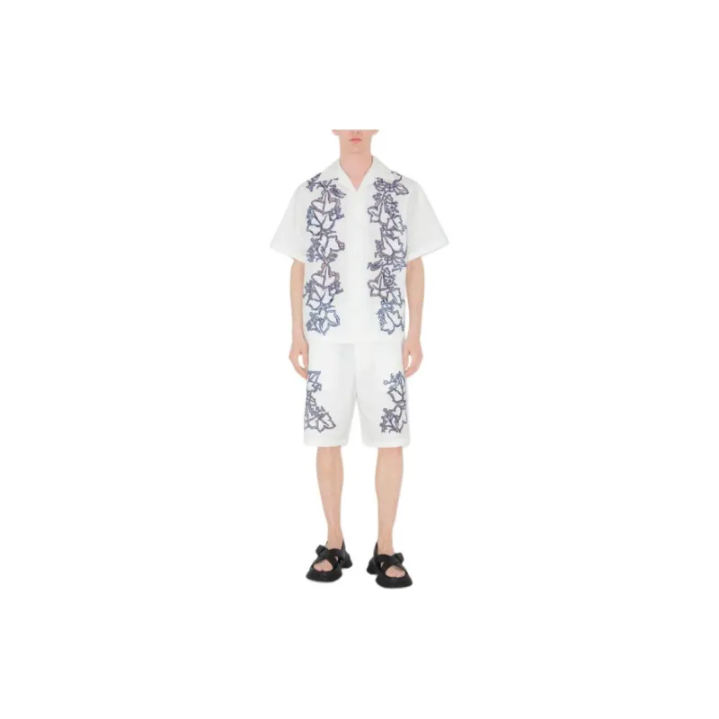 Burberry Casual Shorts Men's Chalk White-3