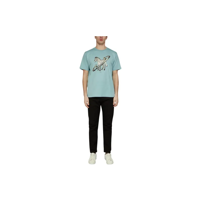 Paul Smith T-Shirts Men Turkey Blue-3
