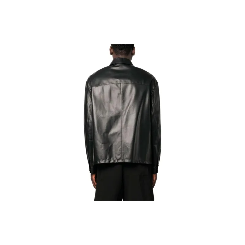 PRADA Leather Shirt-3